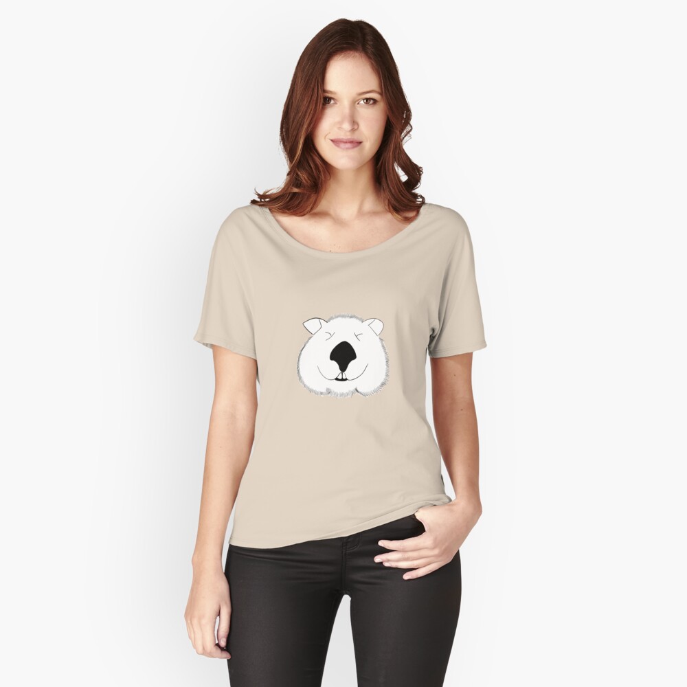 Happy Wombat Design – t-shirt.