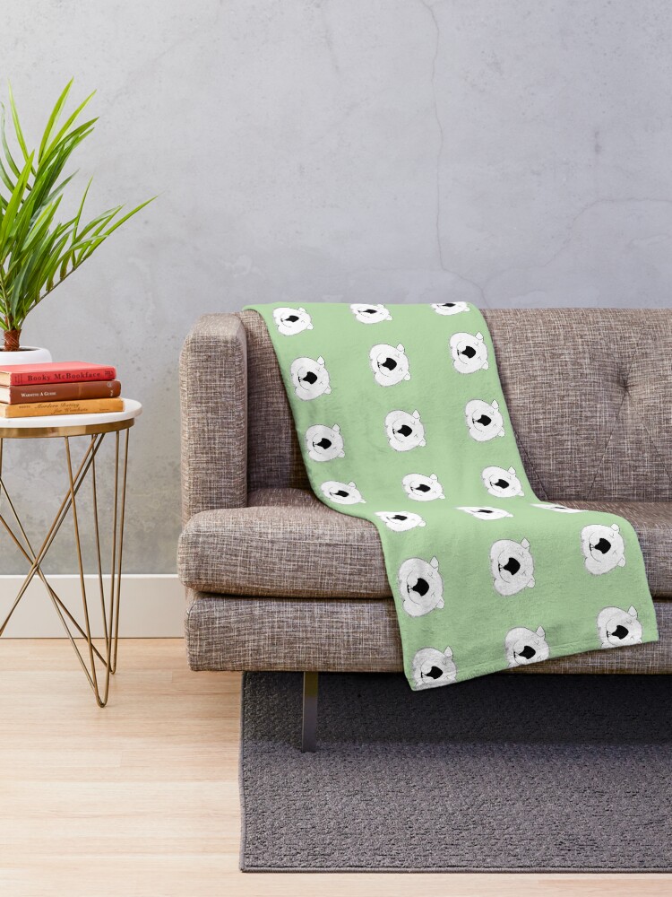 Happy Wombat Design – throw blanket.